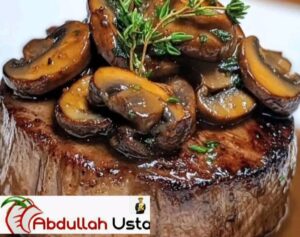 Mantarlı Soslu Dana Biftek Tarifi