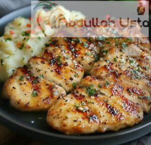 Kremalı Patates Püreli Bal Sarımsaklı Tavuk Pirzola