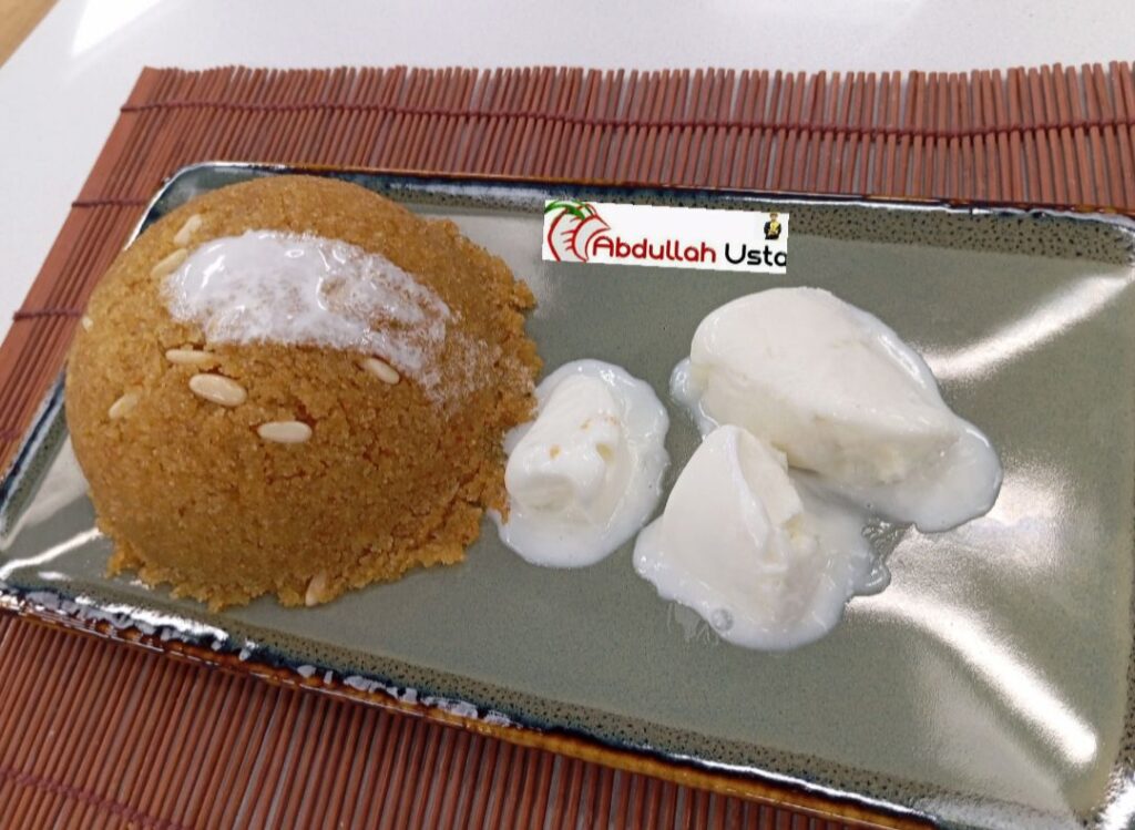 Dondurmalı irmik tatlısı tarifi