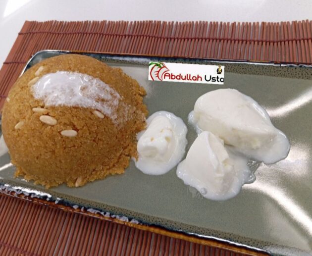 Dondurmalı irmik tatlısı tarifi