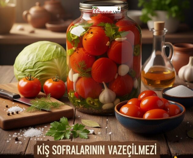 DOMATES TURŞUSU TARİFİ | Şef Abdullah Usta’dan Pratik ve Kıtır Kıtır Lezzet