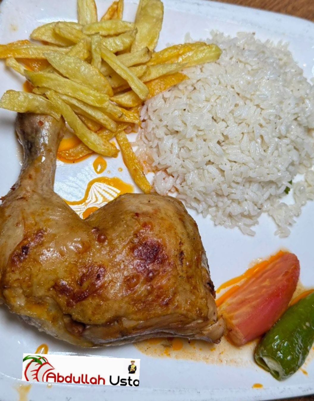 TAVUK BUT TANDIR ALTIN SADE PİLAV VE CİPS PATATES TARİFİ | Şef Abdullah Usta’dan Evde Pratik Lezzet