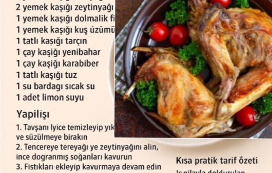 TAVŞAN DOLMASI TARİFİ | Şef Abdullah Usta’dan Pratik ve Nefis Lezzet