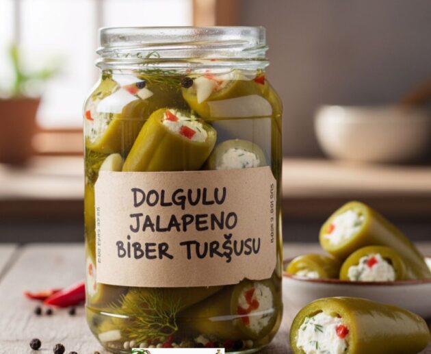 DOLGULU JALAPENO BİBER TURŞUSU TARİFİ | Şef Abdullah Usta’dan Peynir Dolgulu Acı Jalapeno Lezzeti
