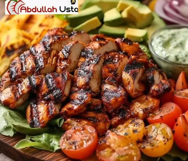 Barbekü Tavuk Salata