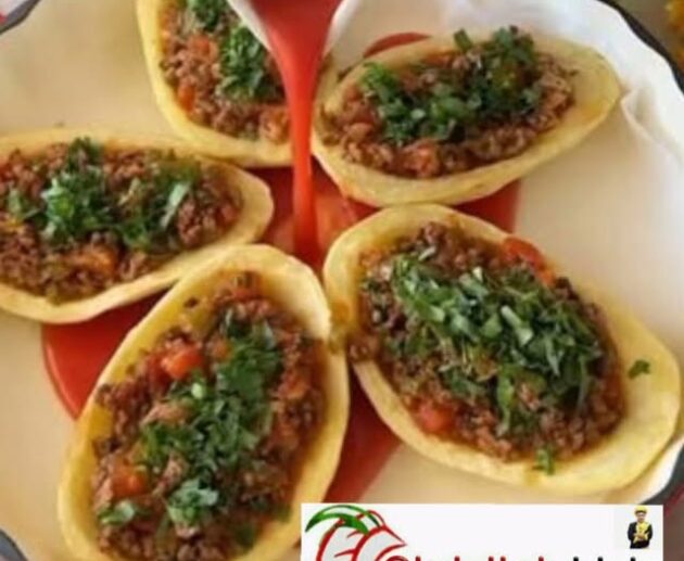 KUZU KIYMALI PATATES SANDAL DOLMA TARİFİ