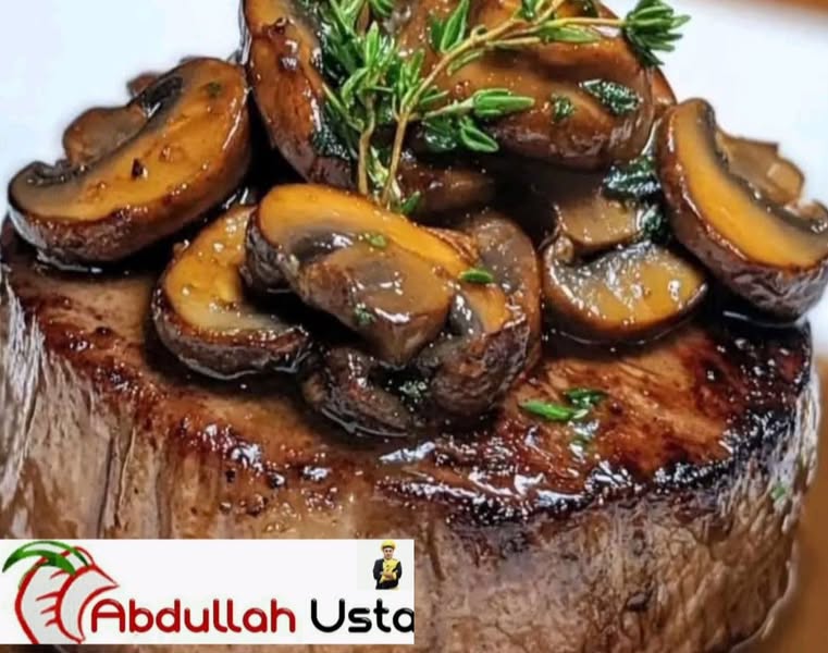 Mantarlı Soslu Dana Biftek Tarifi