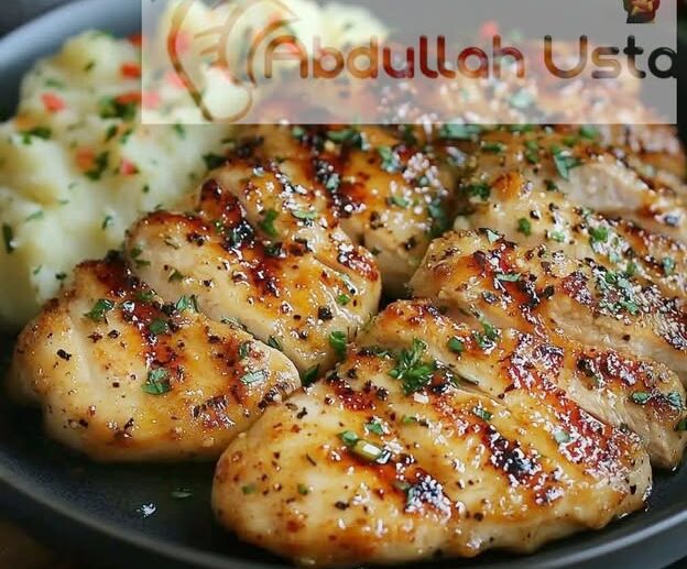 Kremalı Patates Püreli Bal Sarımsaklı Tavuk Pirzola